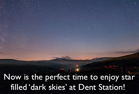 Starry skies at Dent Station